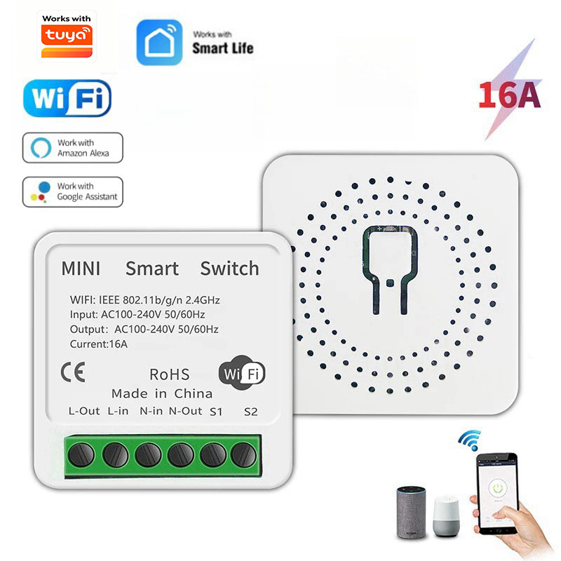 Diy Home Automation Controller - 16A Zwei-Wege-Steuerung DIY WiFi Mini Smart