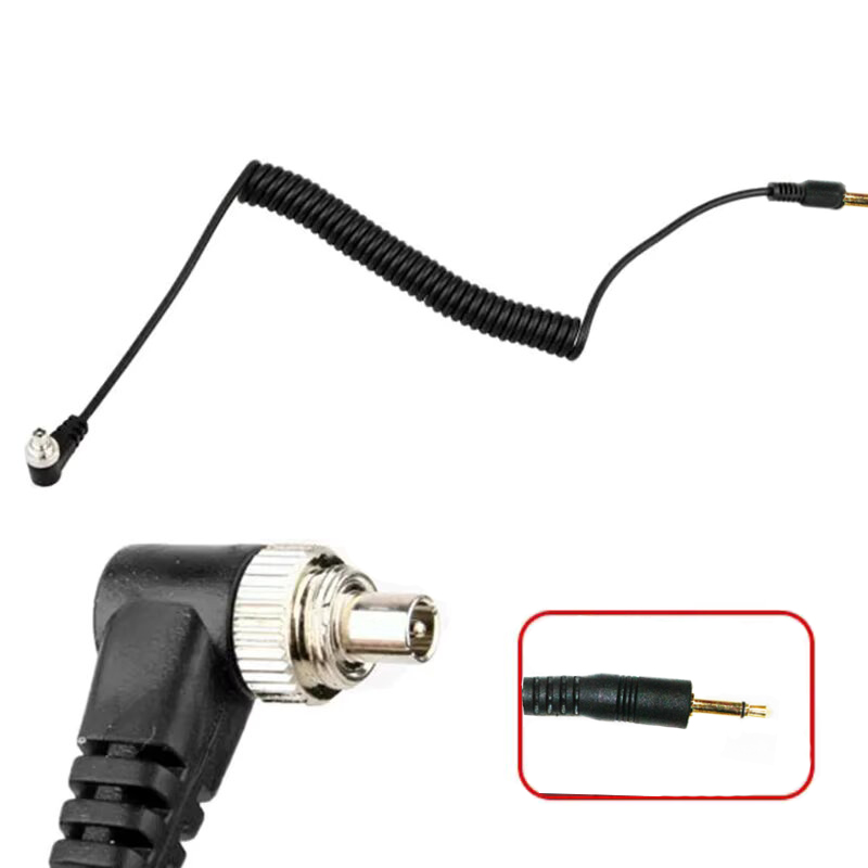 Tasmota Flash Tool - 2,5-mm-PC-Synchronisationskabel (2,5 mm auf PC-Sync-Stecker) für
