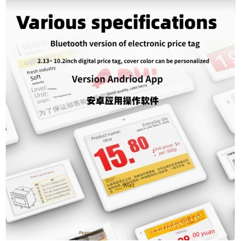 E-Ink-Bildschirm Bluetooth-Ver – Display Epaper 2.9 Bewertung und Preis