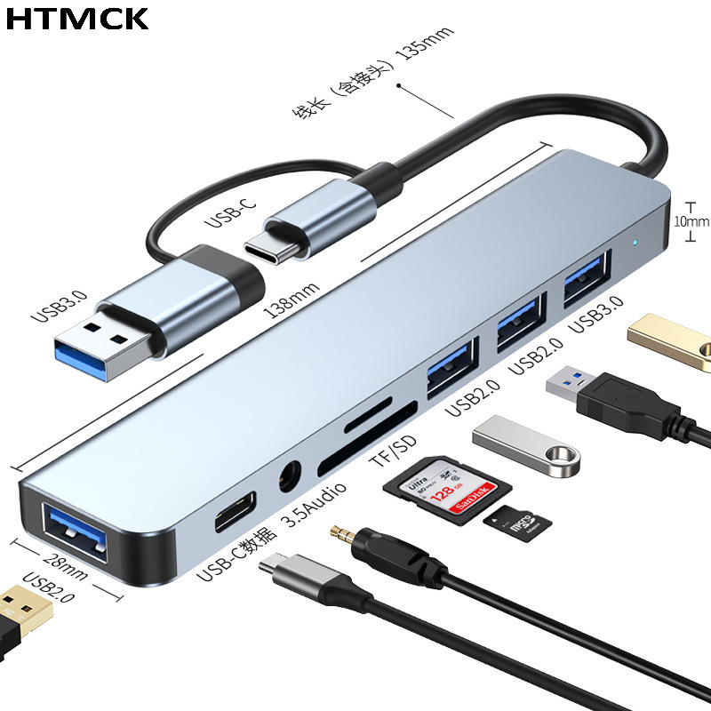 8-in-2 USB-C-Hub Multiport-Doc – Home Assistant Sd Bewertung und Preis