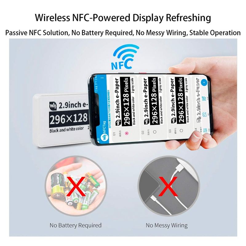 A49T 2,9 Zoll Kabelloses NFC-b – Display Epaper 2.9 Bewertung und Preis